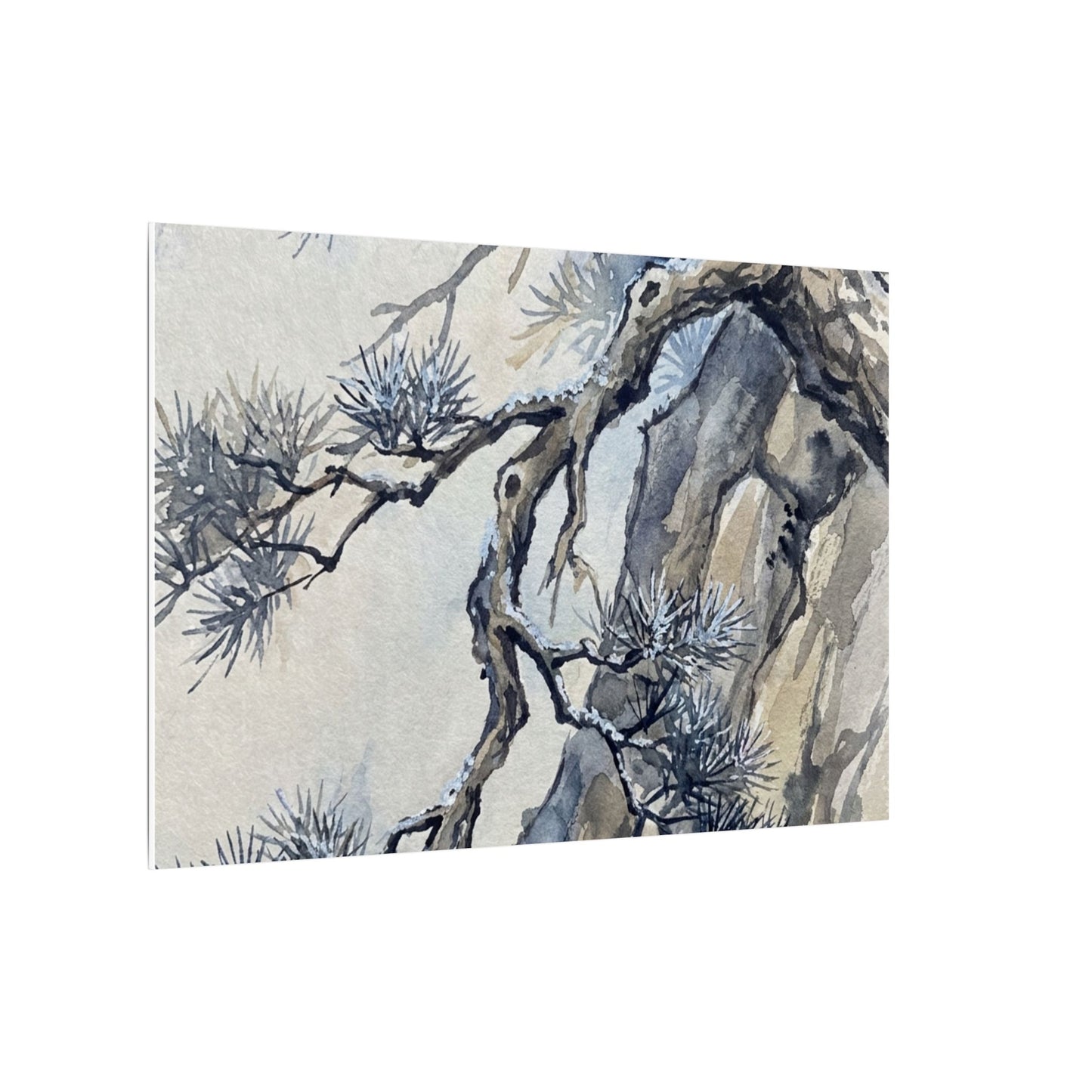 Moonlight Pine Tree Canvas Art - Japandi Seijaku