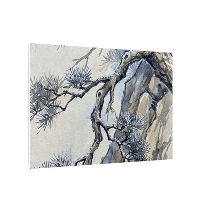 Moonlight Pine Tree Canvas Art - Japandi Seijaku