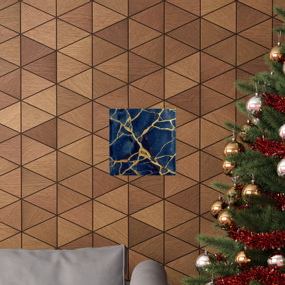 Kintsugi Crackle Wall Art Print