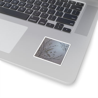 Moonlight Dried Flowers Sticker - Japandi Fukinsei