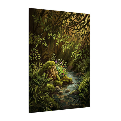 Golden Hour Silk Drape Canvas Art - Dark Japandi Datsuzoku