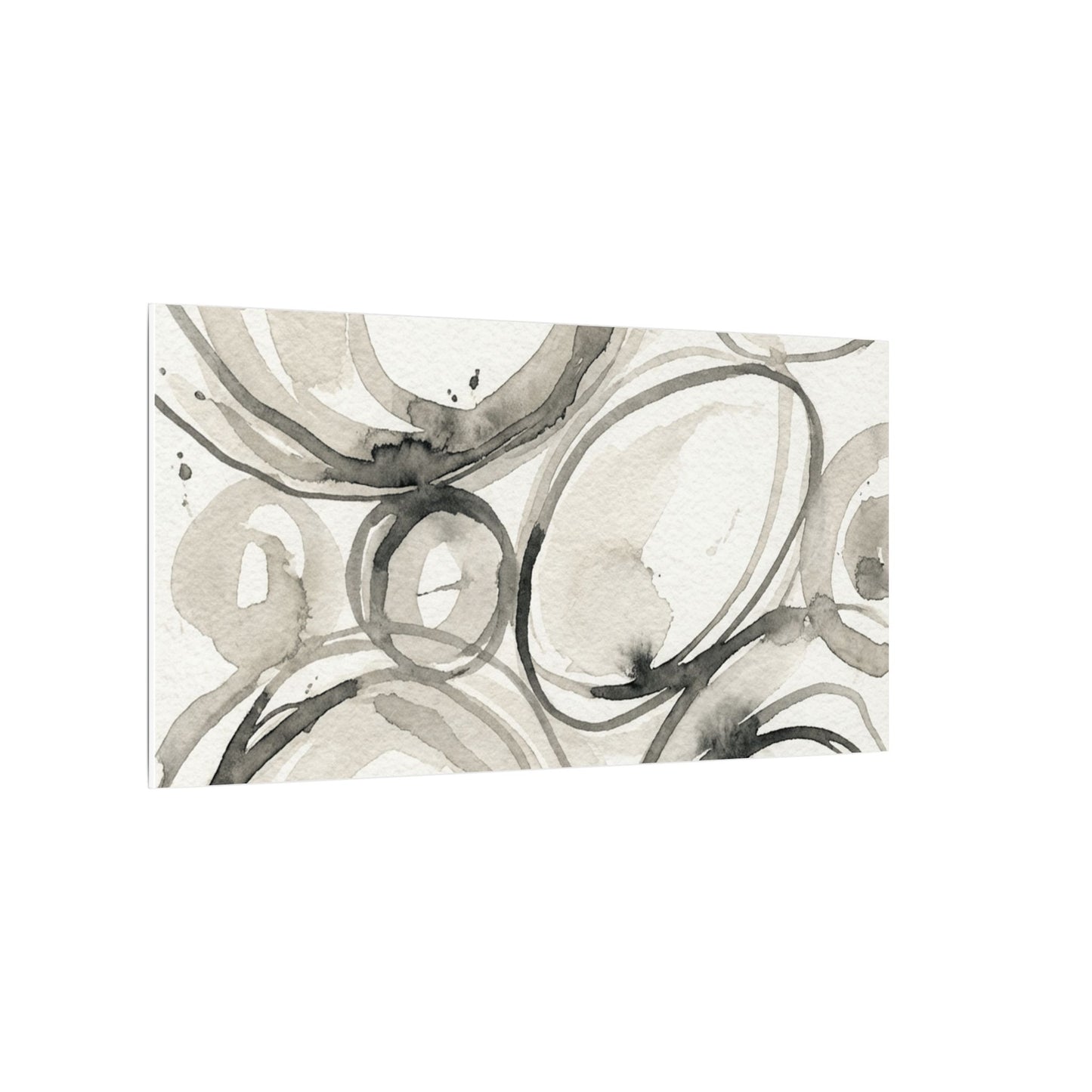 Handcrafted Feel Japandi Watercolor Canvas Art