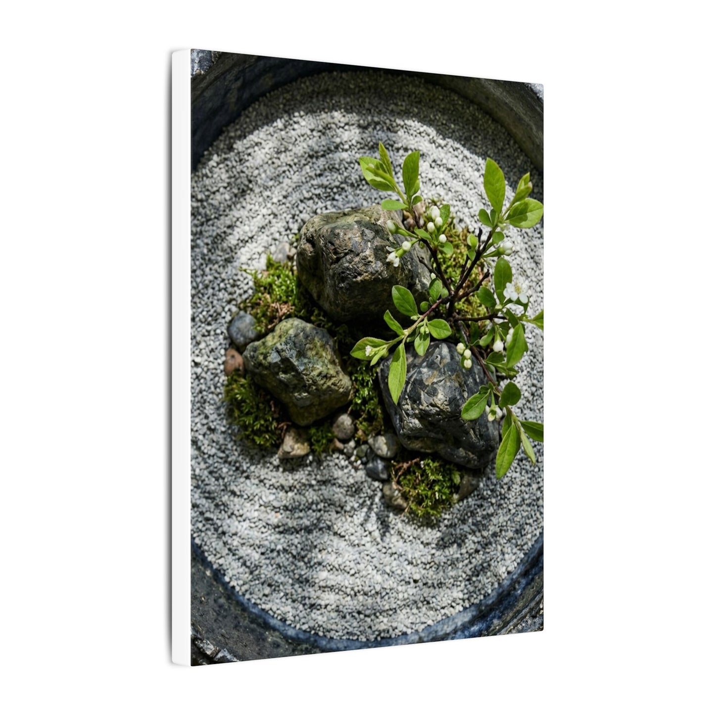 Zen Ceramic Bowl in Dappled | Karesansui Canvas Art