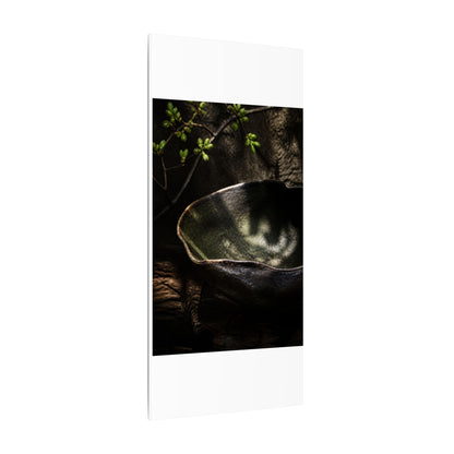 Sophisticated Ceramic Bowl Canvas Art - Dark Texture Dark Japandi