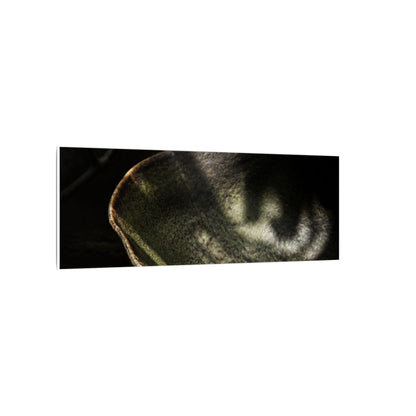 Sophisticated Ceramic Bowl Canvas Art - Dark Texture Dark Japandi
