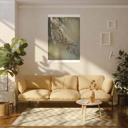 Winter Dried Flowers Forest Whimsy Canvas Art | Earthy Decor