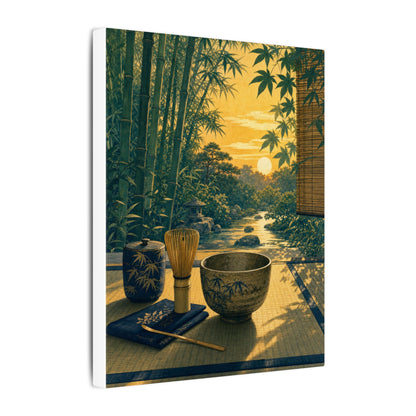 Ma Tea Ceremony Canvas Art - Zen Ukiyo E Inspired