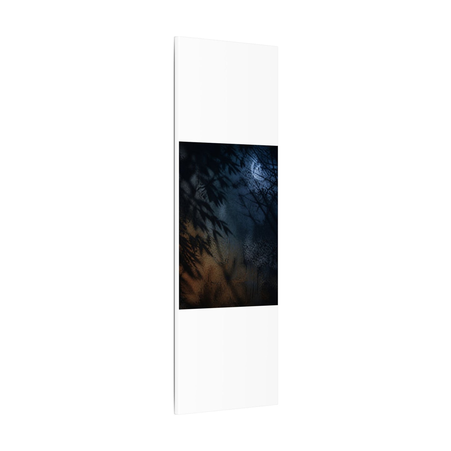 Kanso Shadow Play Canvas Art - Dark Japandi Shadow Zen