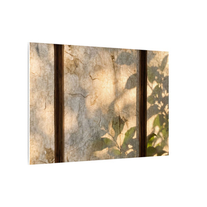 Golden Hour Shoji Screen Canvas Art - Japandi Mono No Aware