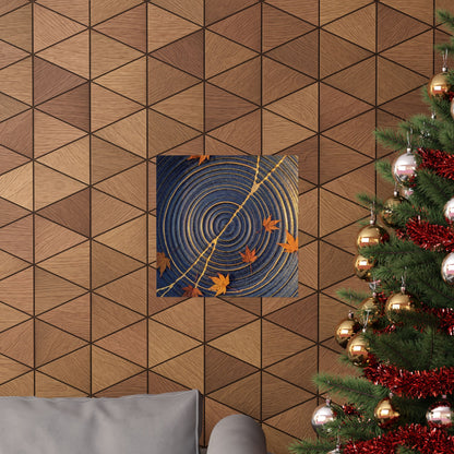 Datsuzoku Water Ripple Wall Art Print - Kintsugi Gold Repair