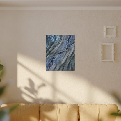 Moonlight Silk Drape Canvas Art - Japandi Mono No Aware
