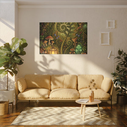 Elegant Ceramic Bowl Canvas Art - Minimal Line Japandi
