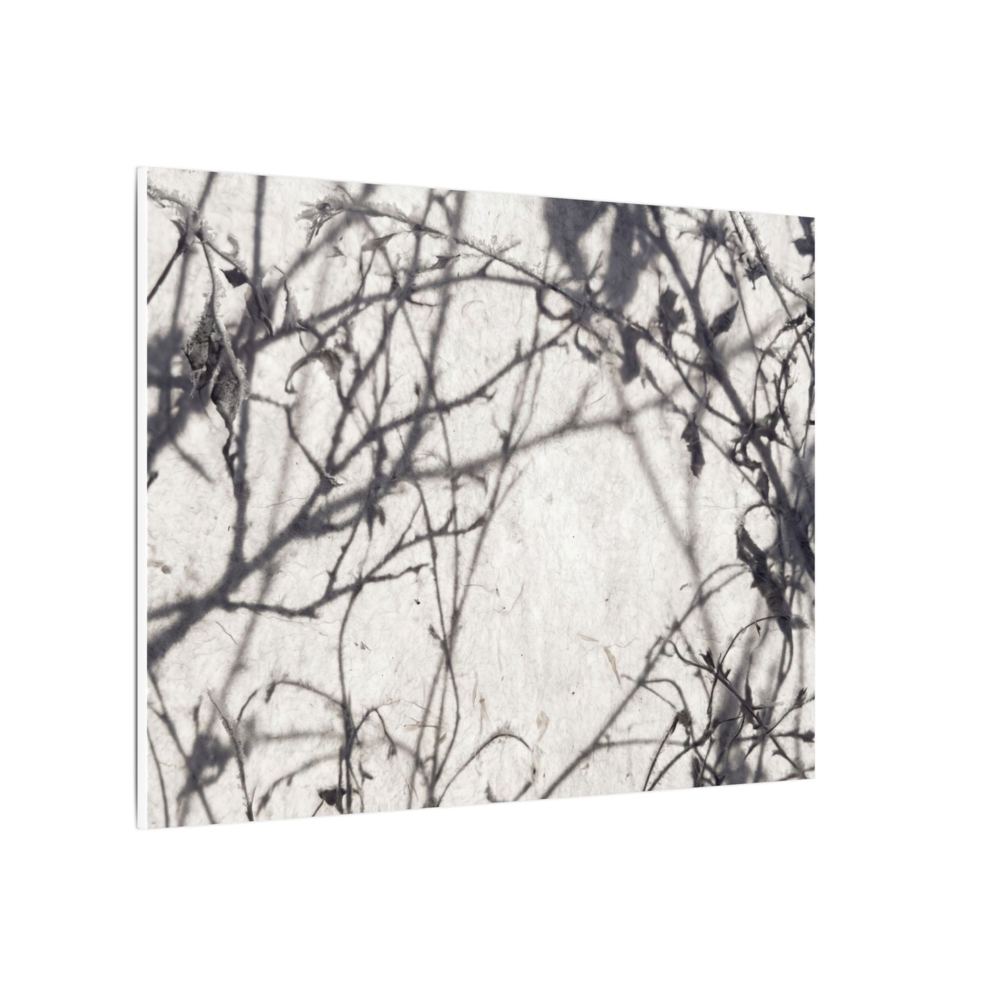 Winter Shadow Play Japanese Pattern Canvas Art | Elegant Decor