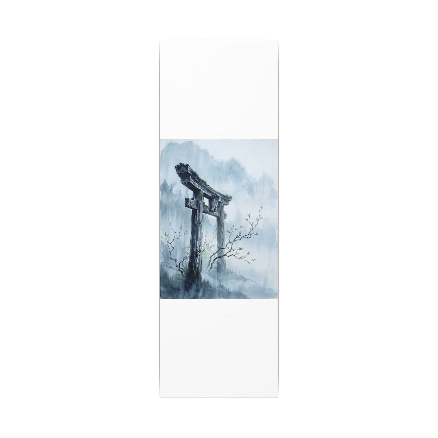 Torii Gate Canvas Art | Spring Zen Sumi E Art