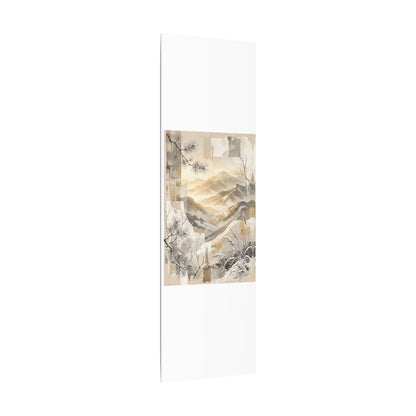 Shibui Mountain Mist Canvas Art - Japandi Japanese Pattern