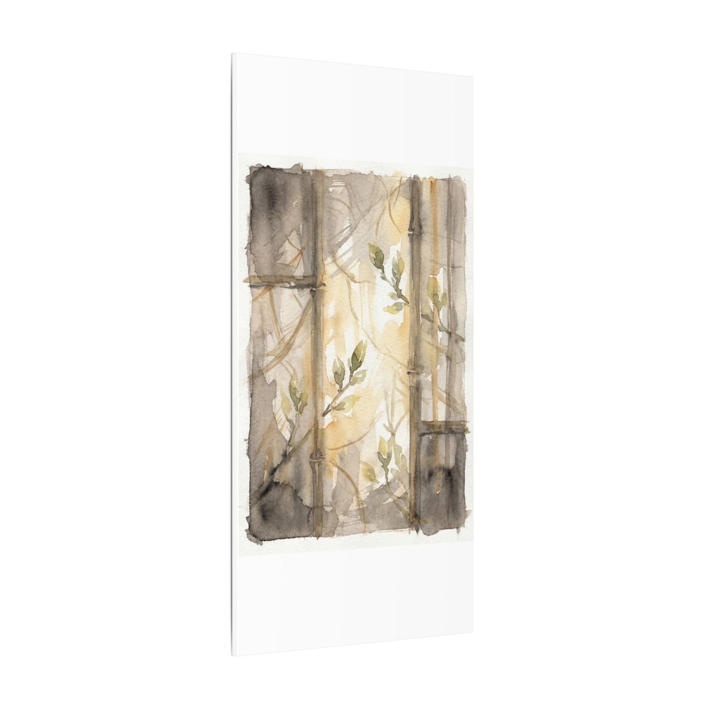 Shoji Screen Spring Canvas Art | Japandi Cozy Design