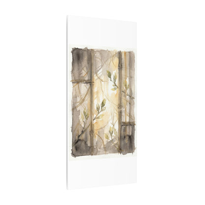 Shoji Screen Spring Canvas Art | Japandi Cozy Design