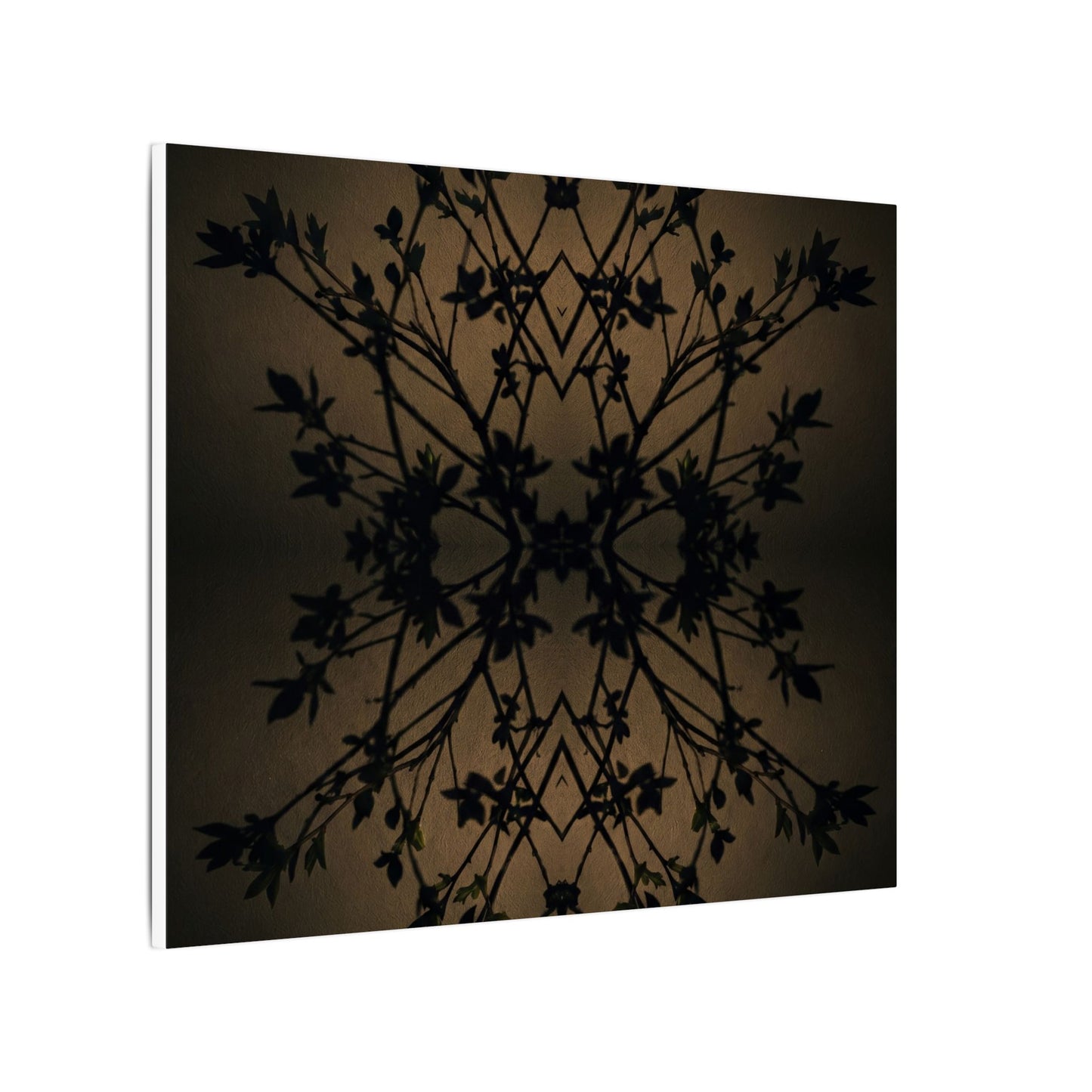 Golden Hour Shadow Play Canvas Art - Dark Japandi Seijaku