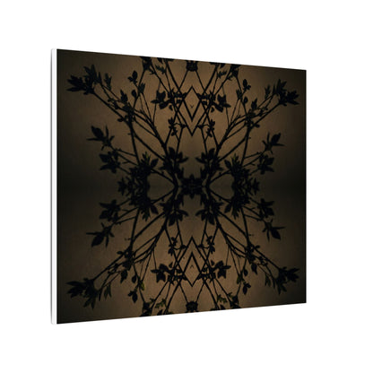 Golden Hour Shadow Play Canvas Art - Dark Japandi Seijaku