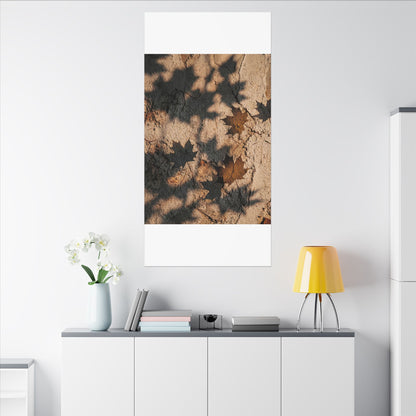Cozy Shadow Play Canvas Art - Texture Japandi