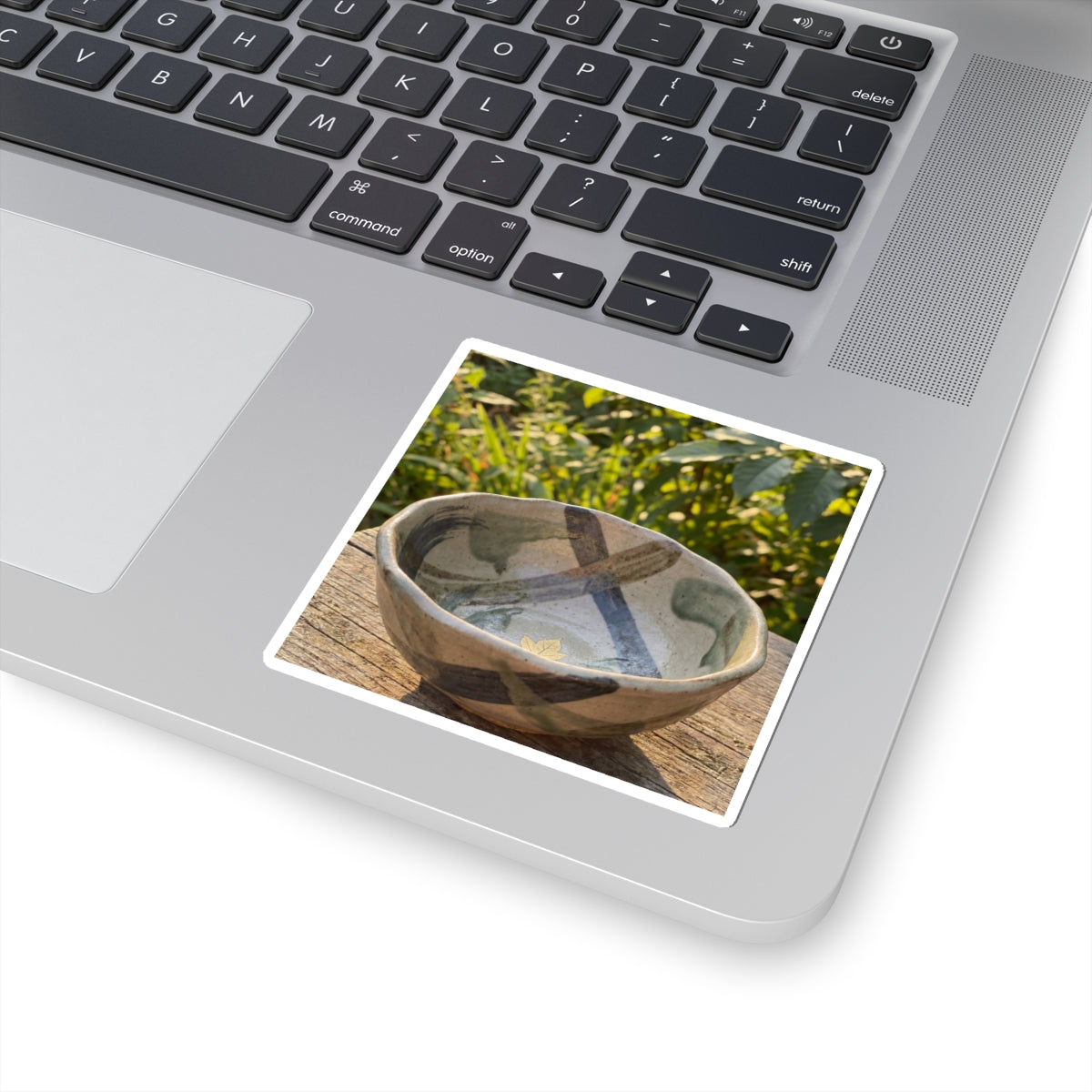 Golden Hour Ceramic Bowl Sticker - Japandi Datsuzoku Art Print