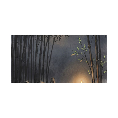 Tranquil Bamboo Grove Canvas Art - Karesansui Zen