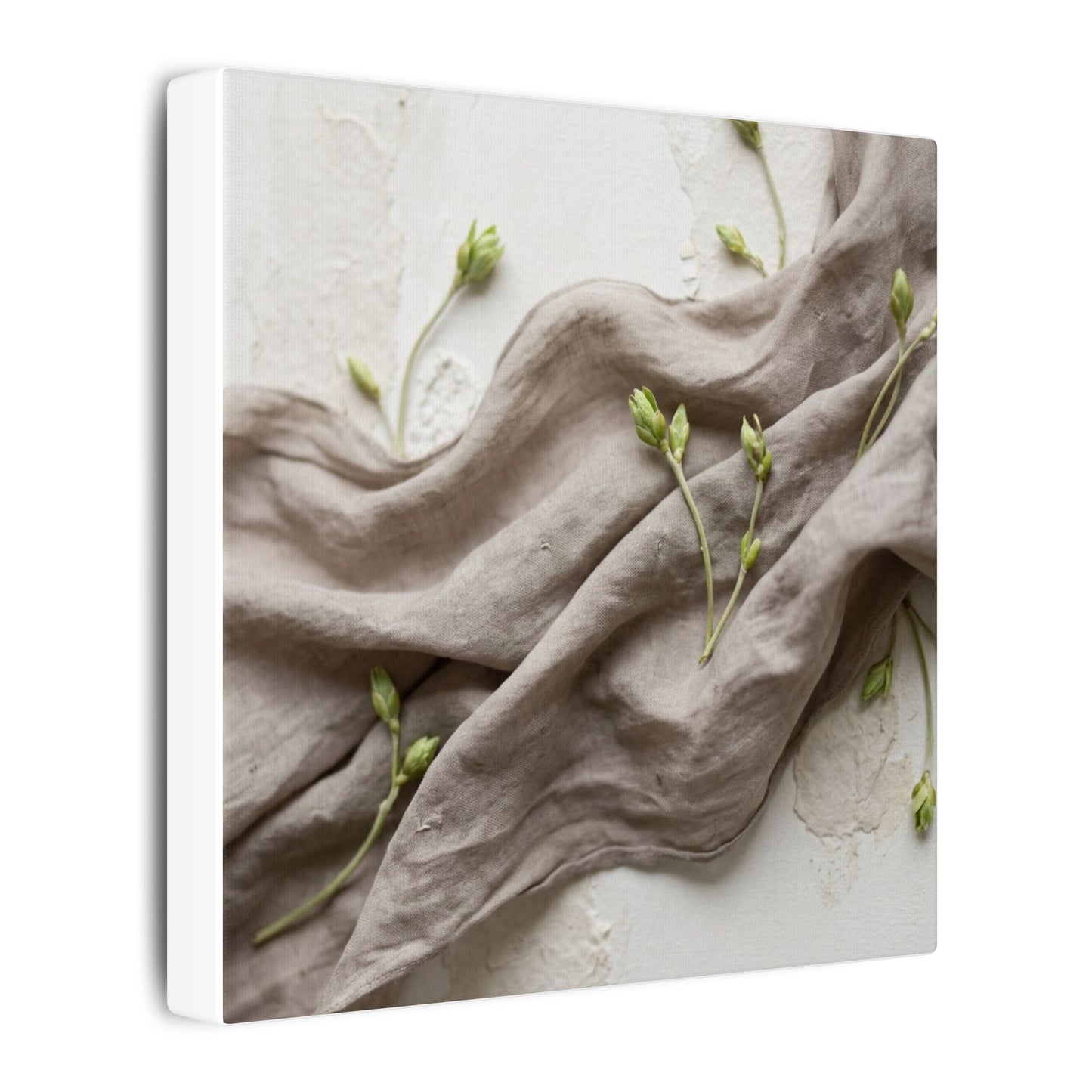 Overcast Silk Drape Canvas Art - Japandi Ma