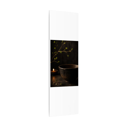 Moody Ceramic Bowl Canvas Art - Shadow Zen Dark Japandi