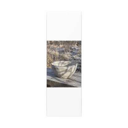 Dappled Ceramic Bowl Canvas Art - Japandi Fukinsei