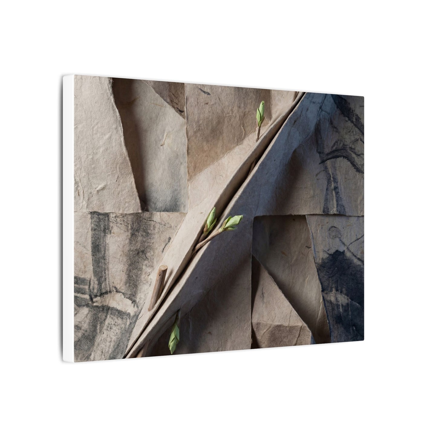 Paper Fold Canvas Art | Spring Japandi Japanese Pattern Art