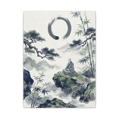 Zen Sumi-e Canvas Art