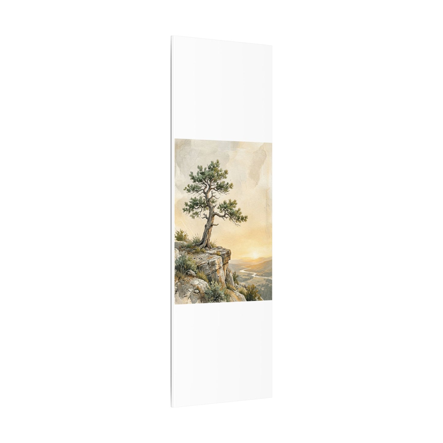 Pine Tree Canvas Art | Summer Japandi Texture Art