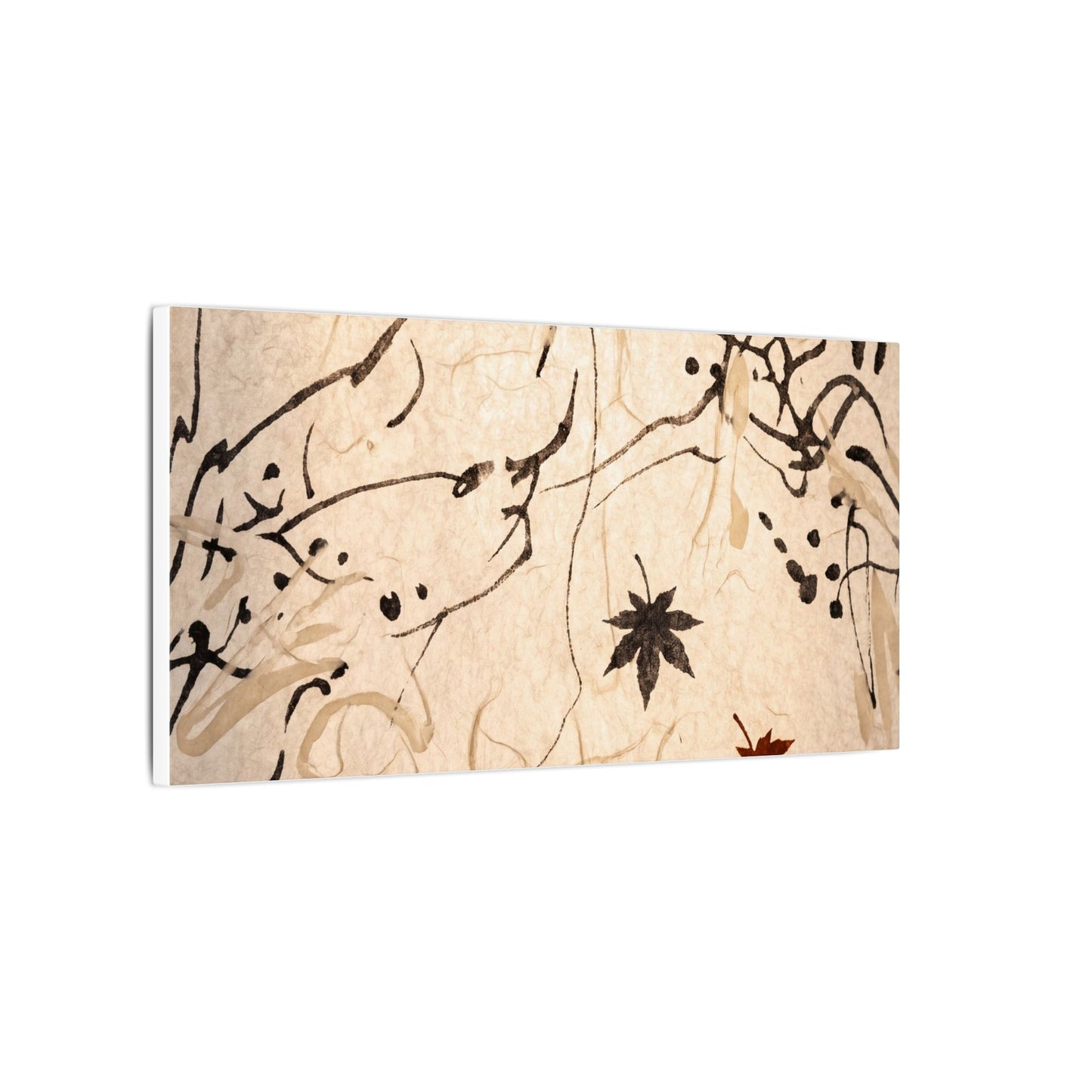 Golden Hour Shoji Screen Canvas Art - Japandi Fukinsei