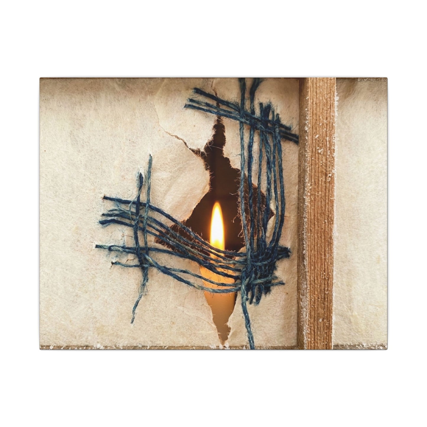 Winter Shoji Screen Broken Beauty Canvas Art | Resilient Decor
