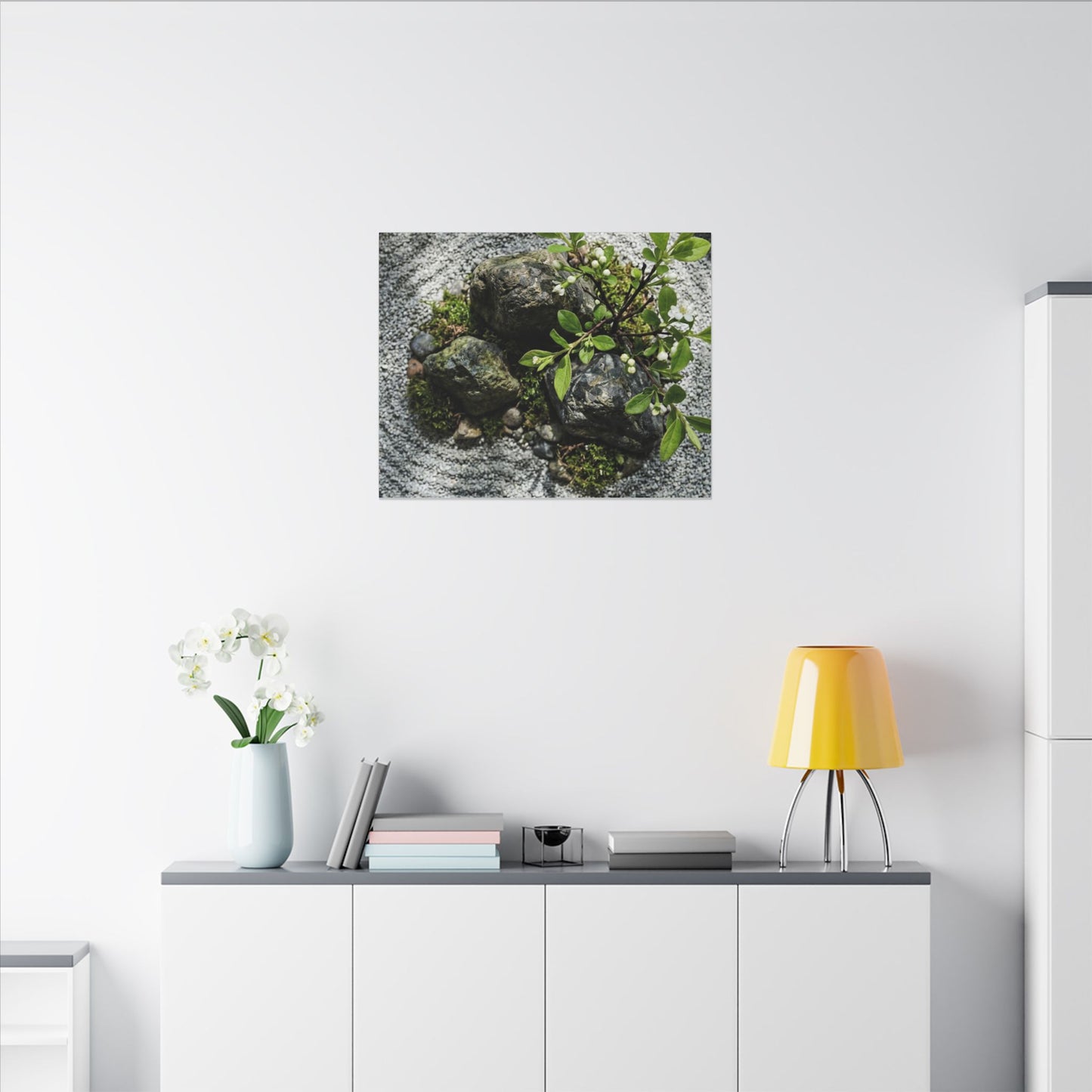 Zen Ceramic Bowl in Dappled | Karesansui Canvas Art