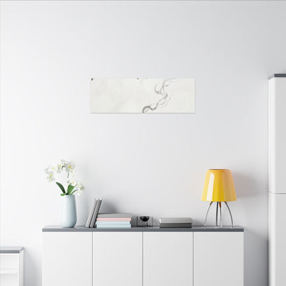 Calm Incense Smoke Canvas Art - Sumi E Zen