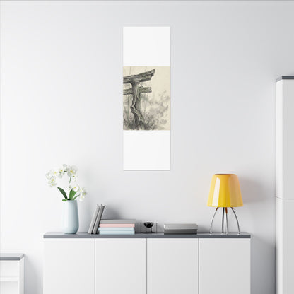 Torii Gate Summer Canvas Art | Zen Tranquil Design
