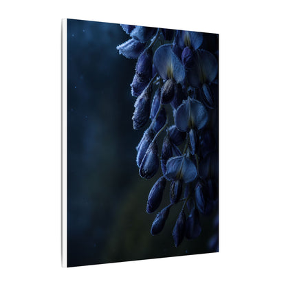 Winter Wisteria Shadow Zen Canvas Art | Atmospheric Decor