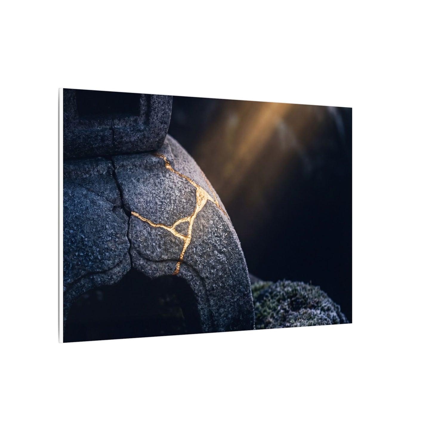 Ma Moonlit Garden Canvas Art - Kintsugi Broken Beauty