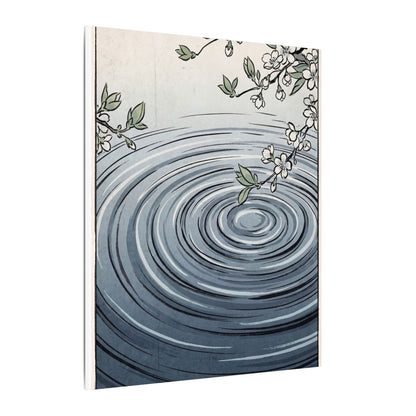 Calm Water Ripple Canvas Art - Ukiyo E Inspired Zen
