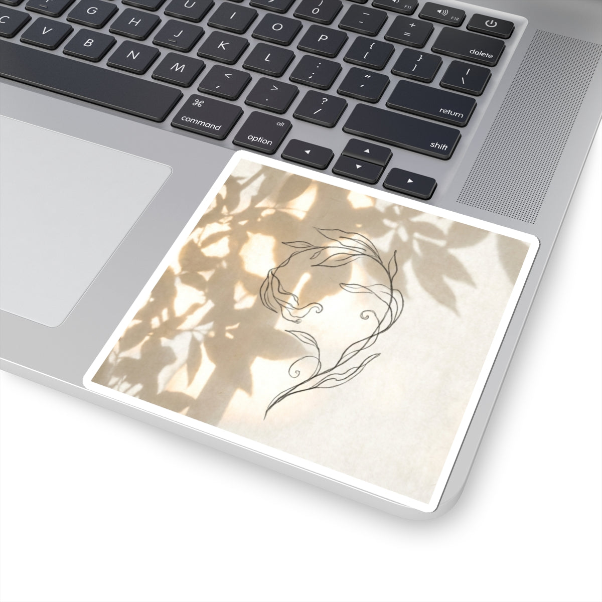 Summer Shoji Screen Minimal Line Sticker | Elegant Decor Art Print