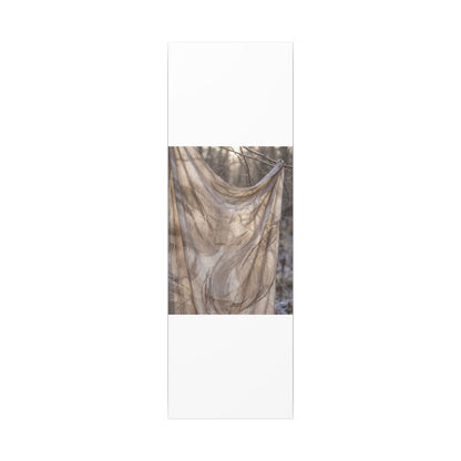 Ma Silk Drape Canvas Art - Japandi Japanese Pattern
