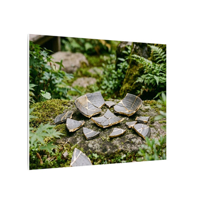 Summer Broken Pottery Gold Repair Canvas Art | Resilient Decor
