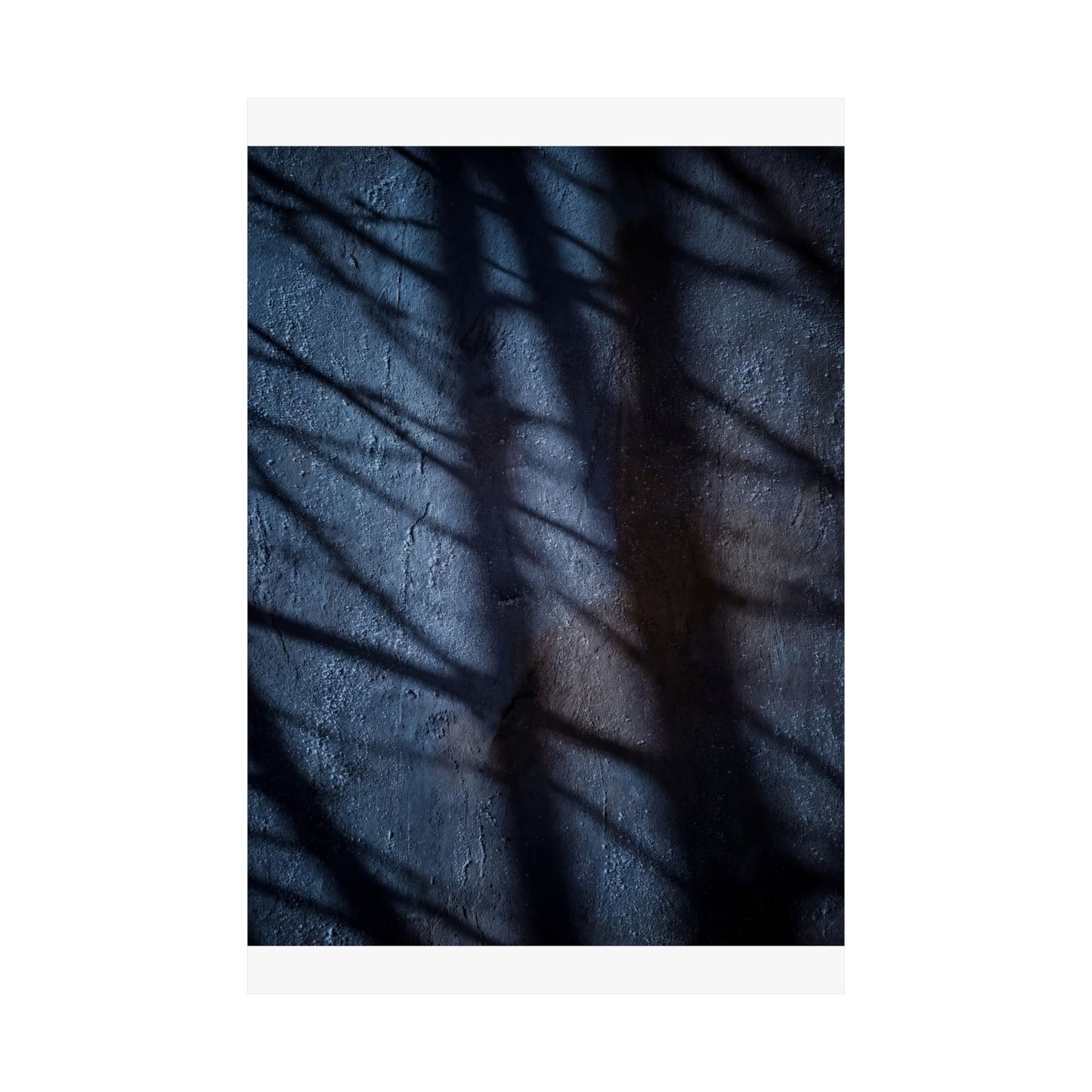 Mono No Aware Shadow Play Wall Art Print - Dark Japandi Moody Minimal