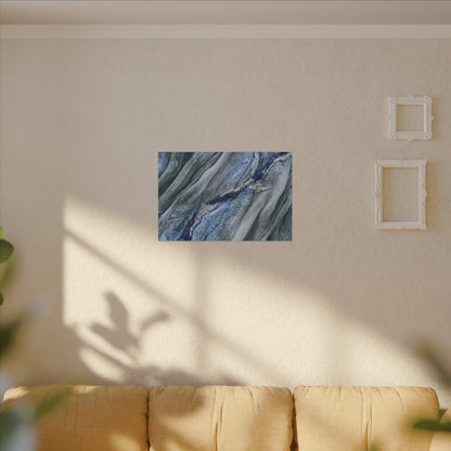 Moonlight Silk Drape Canvas Art - Japandi Mono No Aware