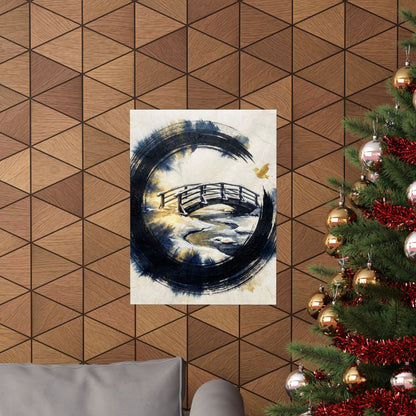Datsuzoku Wooden Bridge Wall Art Print - Zen Enso