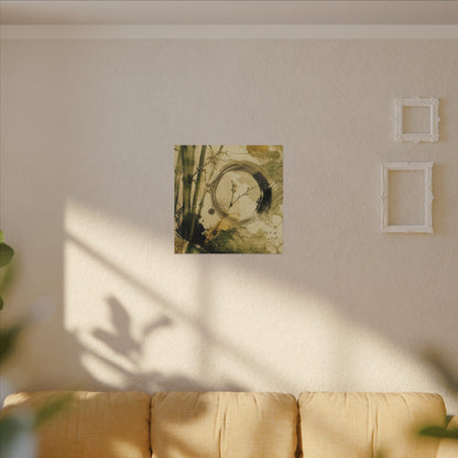 Ink Brushstroke Sumi E Canvas Art | Calm Zen Art