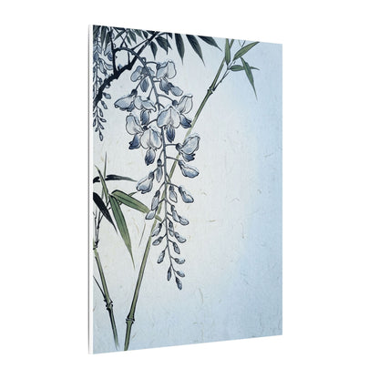 Zen Wisteria in Moonlight | Ukiyo E Inspired Canvas Art
