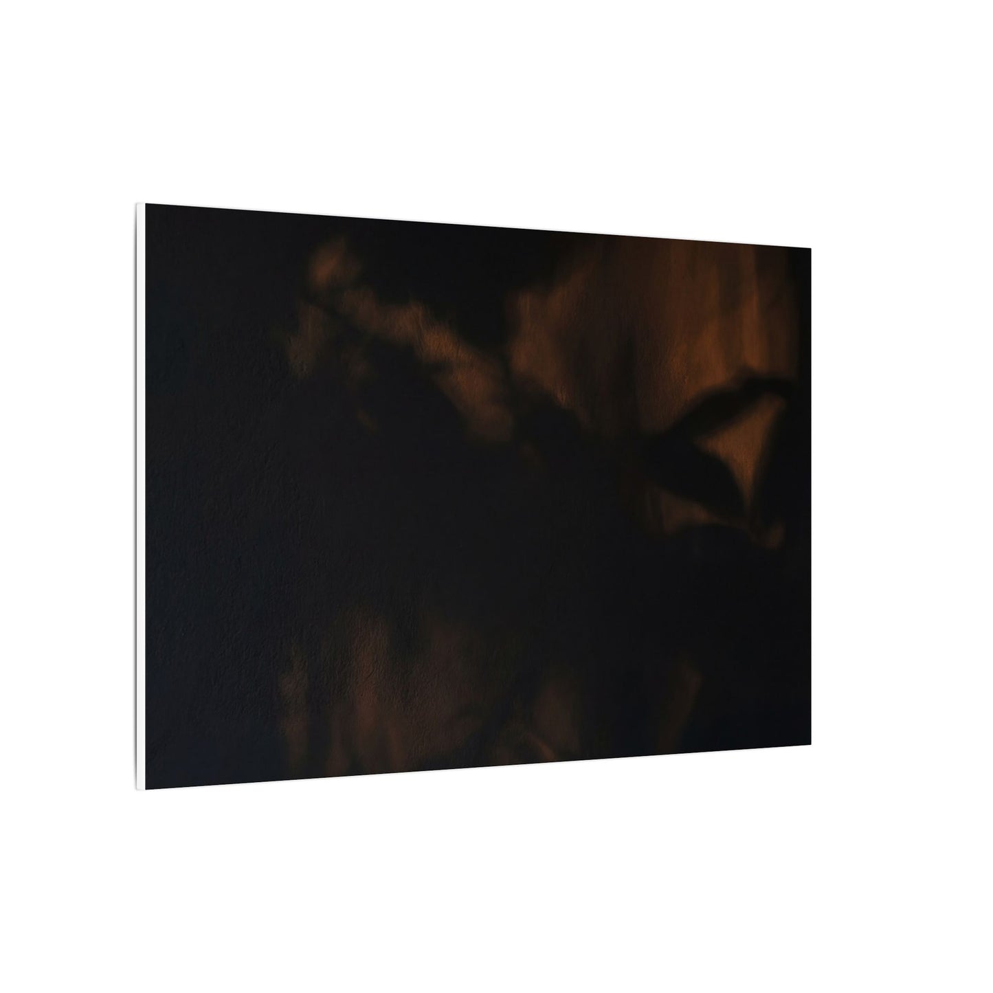 Shadow Play Summer Canvas Art | Dark Japandi Sophisticated Design
