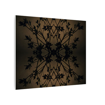 Golden Hour Shadow Play Canvas Art - Dark Japandi Seijaku
